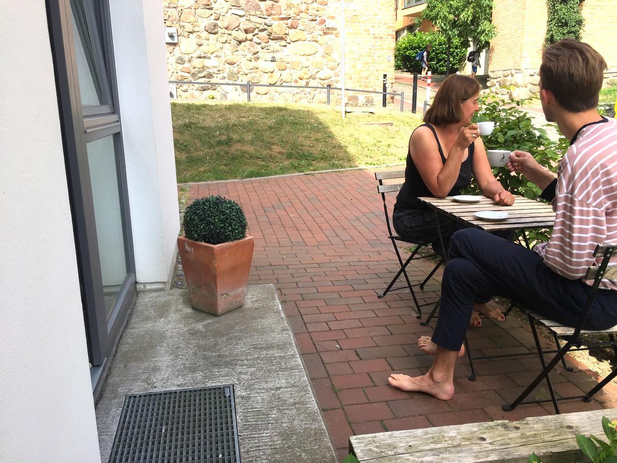 Ferienwohnung An Der Historischen Stadtmauer 罗斯托克 外观 照片